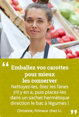 Conserver ses carottes